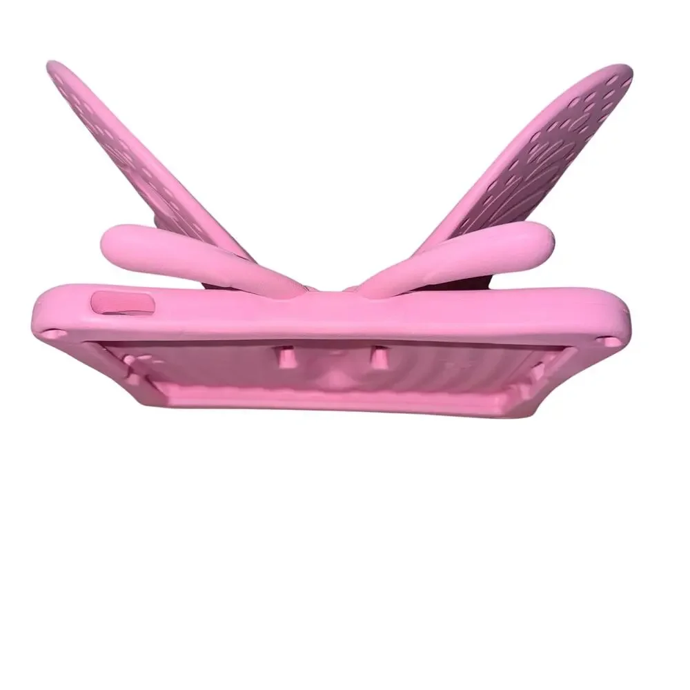 Lightweight EVA foam pink butterfly iPad 4 5 9.7 inch case stand kid friendly